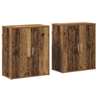 Dressoir 60x31x70 cm bewerkt hout bruin