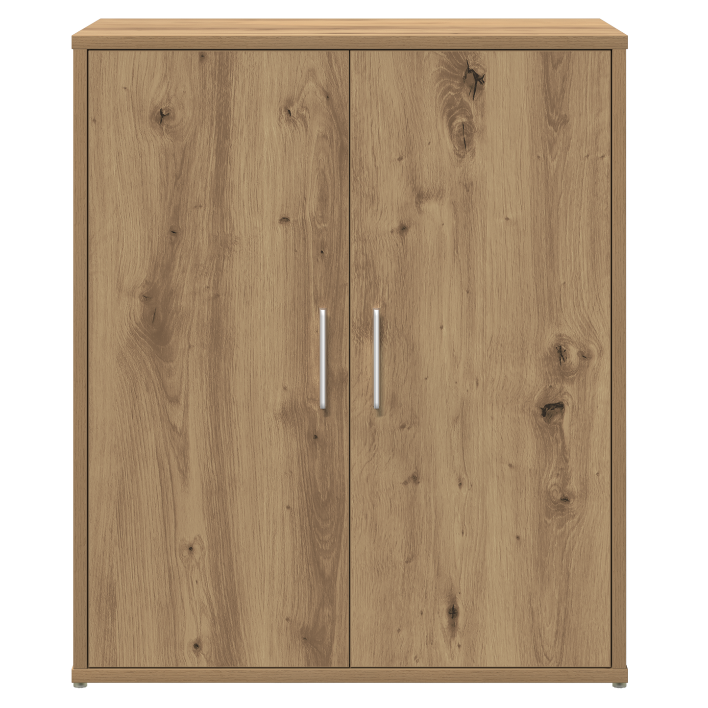 Highboard 2 pcs artisanaal eikenkleurig 60 x 31 x 70 cm
