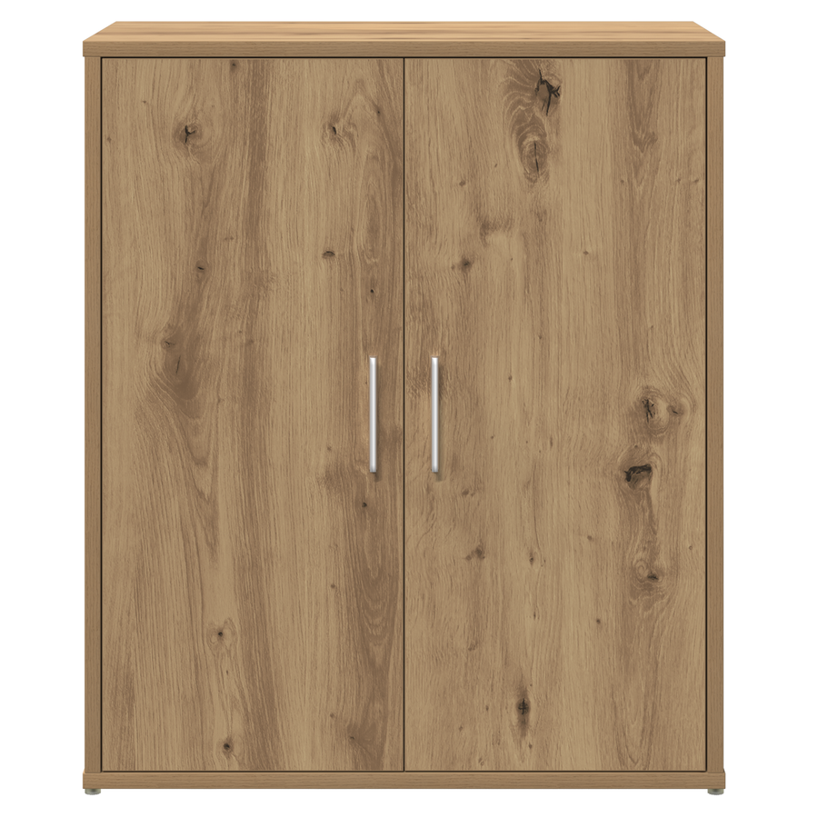 Highboard 2 pcs artisanaal eikenkleurig 60 x 31 x 70 cm