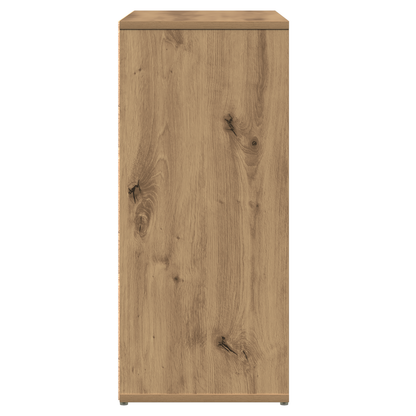 Highboard 2 pcs artisanaal eikenkleurig 60 x 31 x 70 cm