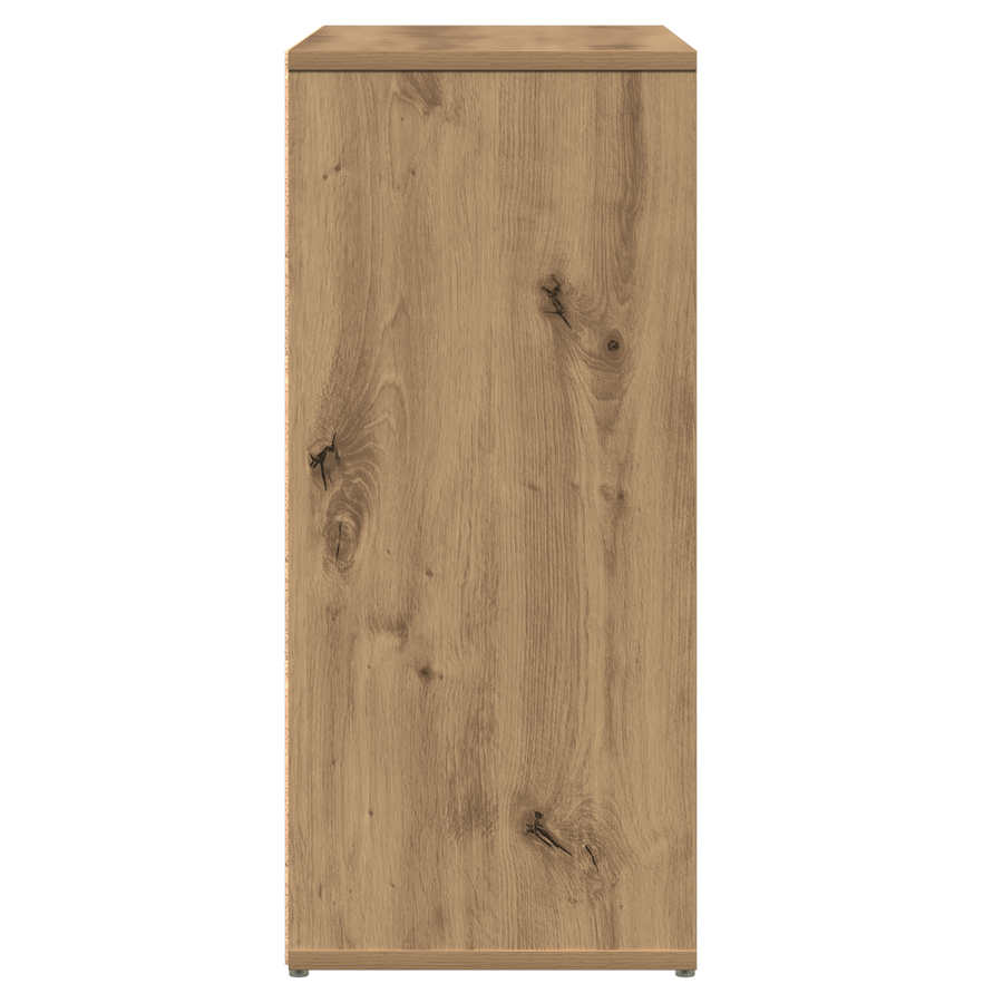 Highboard 2 pcs artisanaal eikenkleurig 60 x 31 x 70 cm