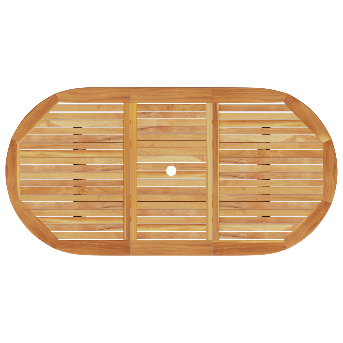 7-delige Tuin Eetset van Massief Acacia Hout
