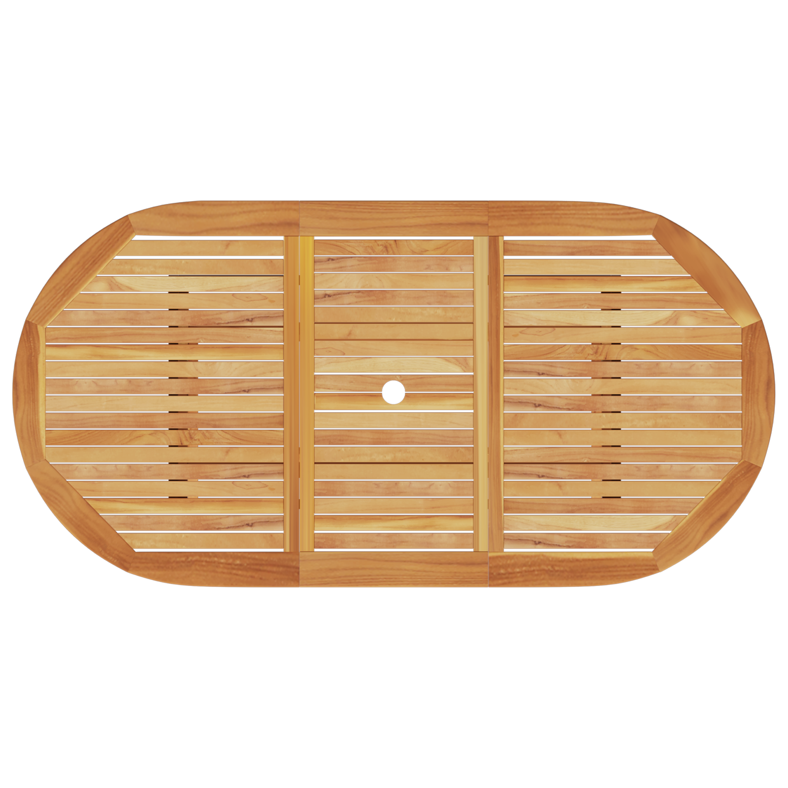 7-delige Tuin Eetset van Massief Acacia Hout