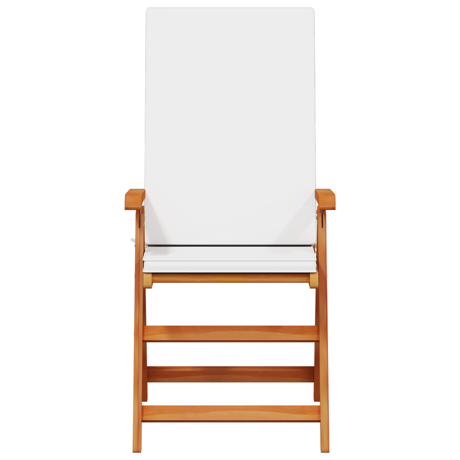 Tuinstoelen 6 st verstelbaar met kussens massief teakhout