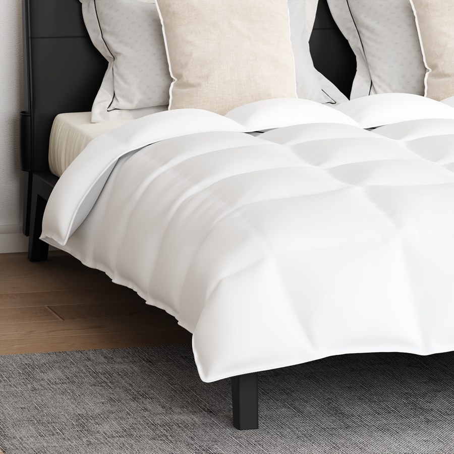 Dekbed Anders met kussen 3 pcs Wit 200 x 220 cm Dons
