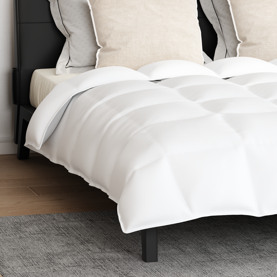 Dekbed Anders met kussen 3 pcs Wit 200 x 220 cm Dons