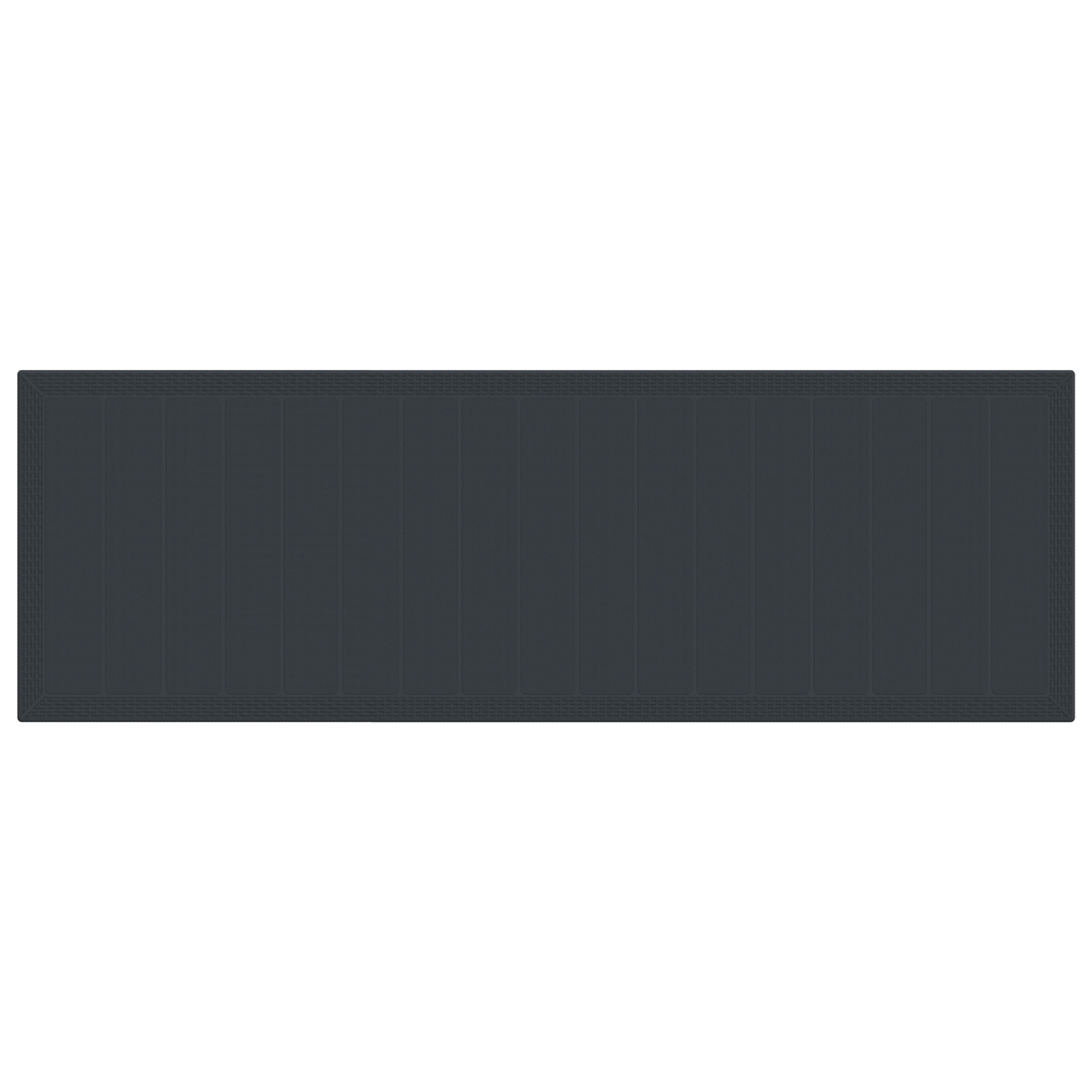 13-delige Tuinset met kussens poly rattan antraciet