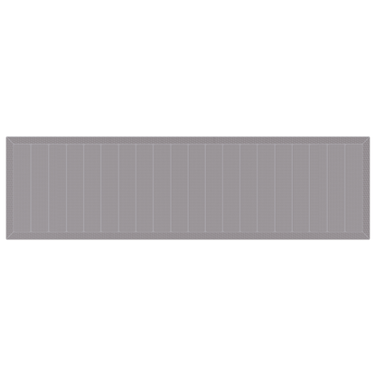 15-delige Tuinset met kussens poly rattan lichtgrijs