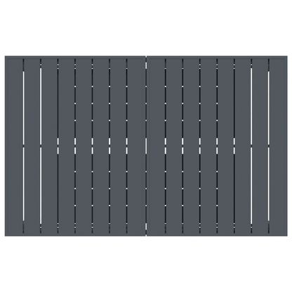 9-delige Tuinset Antraciet Staal