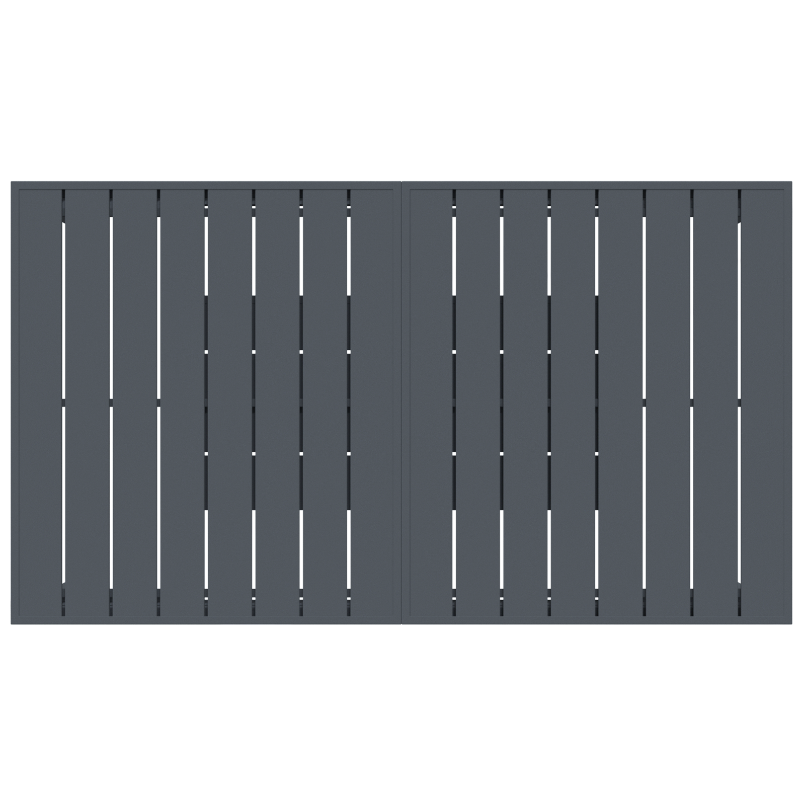 Tuin eettafelset 9 pcs Zwart poly rattan