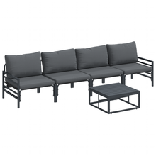 Tuin Sofa Set 5 pcs Antraciet Staal
