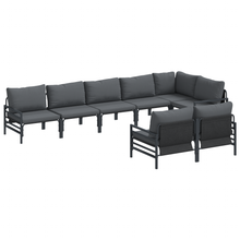 Tuin Sofa Set 8 pcs Antraciet Staal