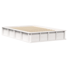 Bedframe 140x200 cm massief grenenhout wit