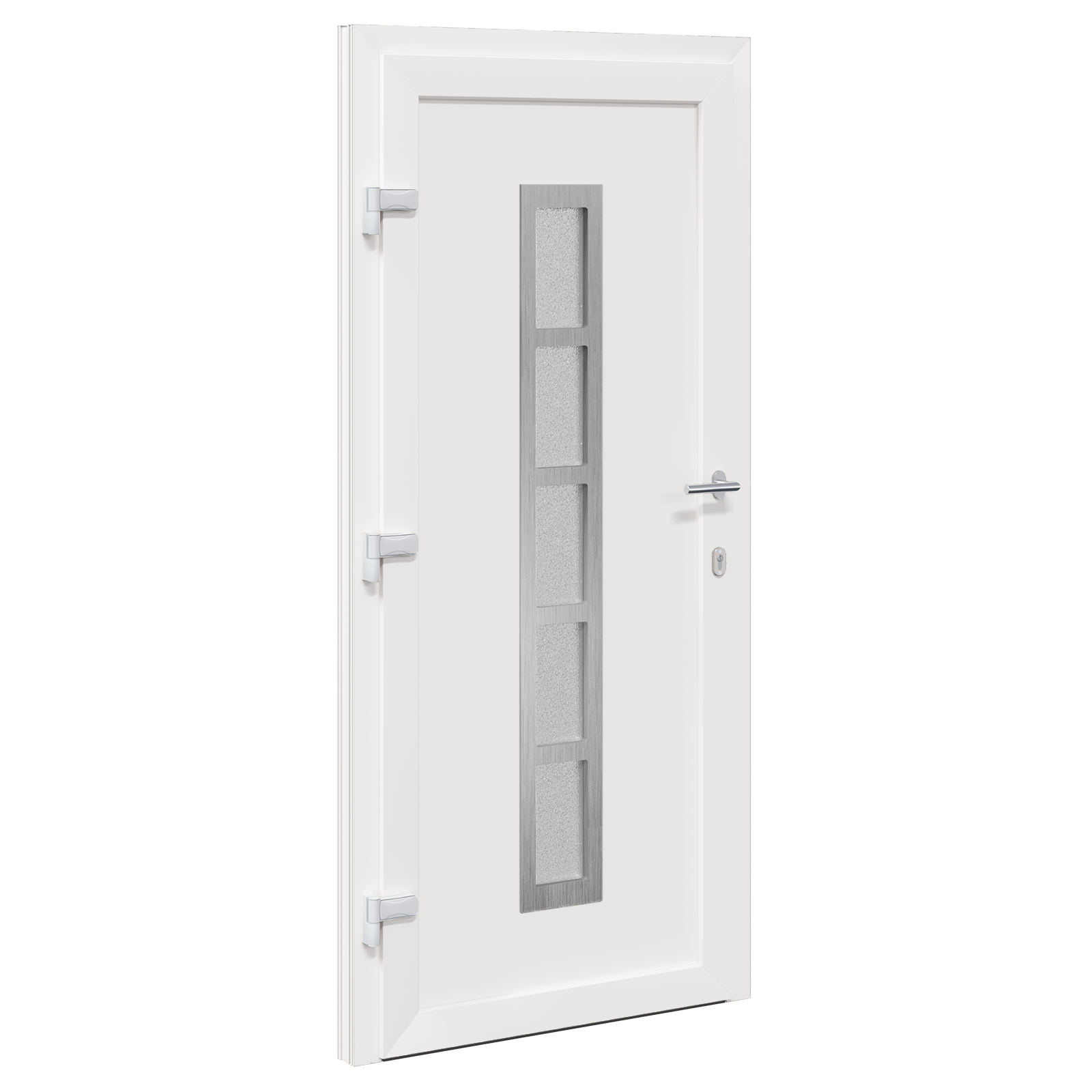 Voordeur Wit 88 x 200 cm PVC