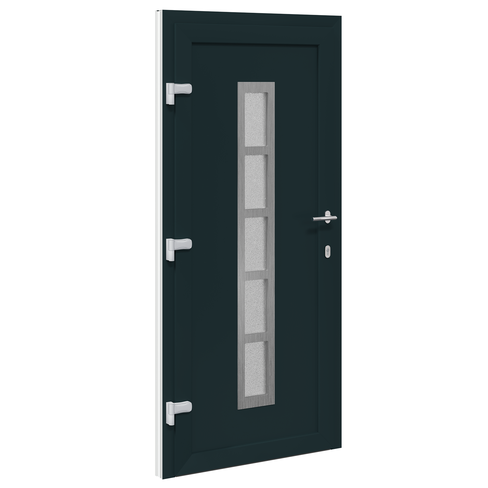 Voordeur Antraciet 108 x 208 cm PVC