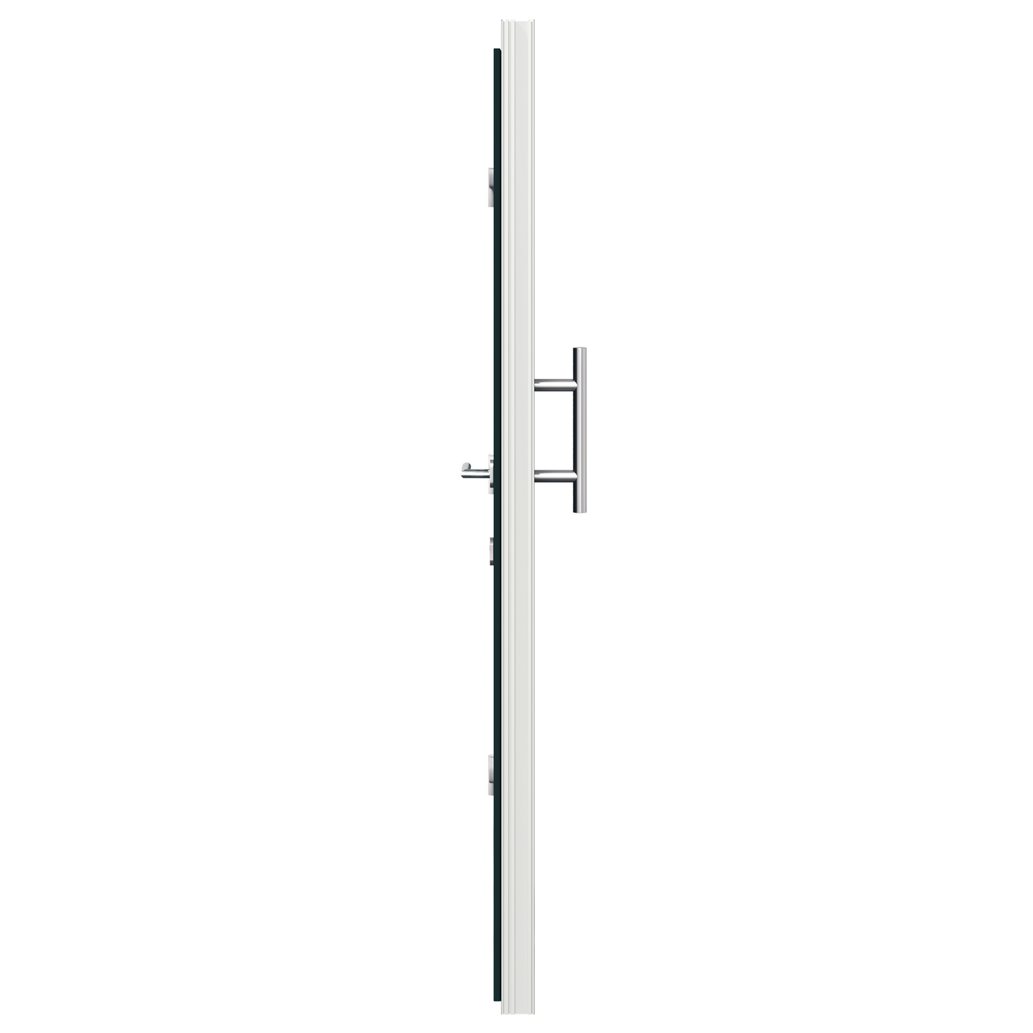 Voordeur Antraciet 108 x 208 cm PVC