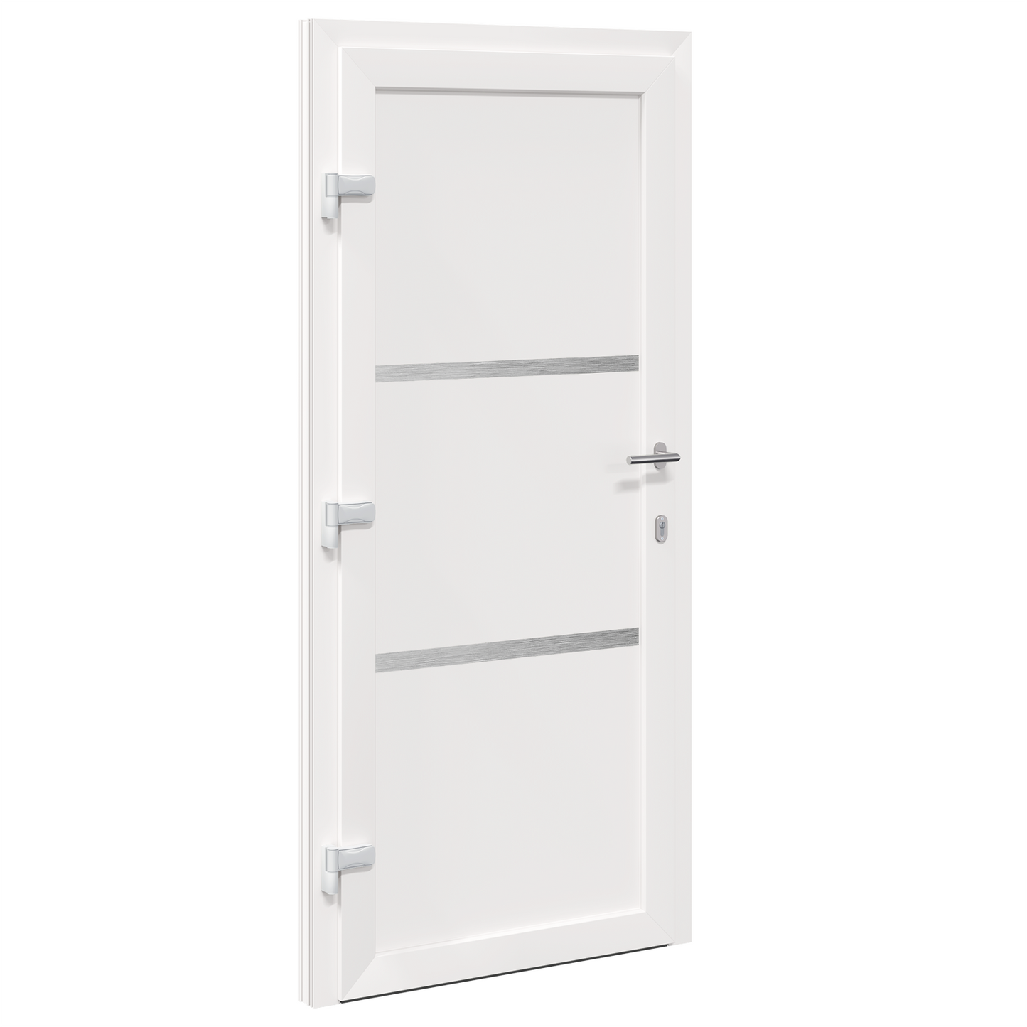 Voordeur Wit 98 x 200 cm PVC