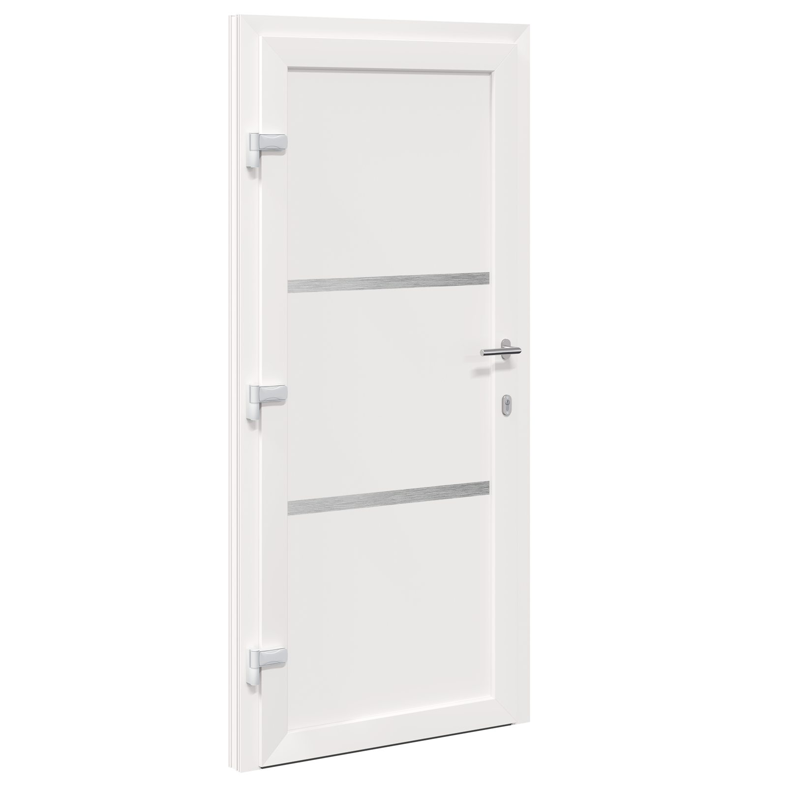 Voordeur Wit 108 x 208 cm PVC