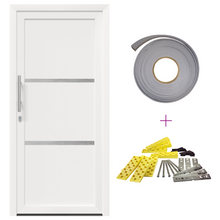 Voordeur Wit 108 x 208 cm PVC