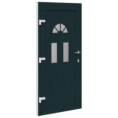 Voordeur Antraciet 98 x 208 cm PVC