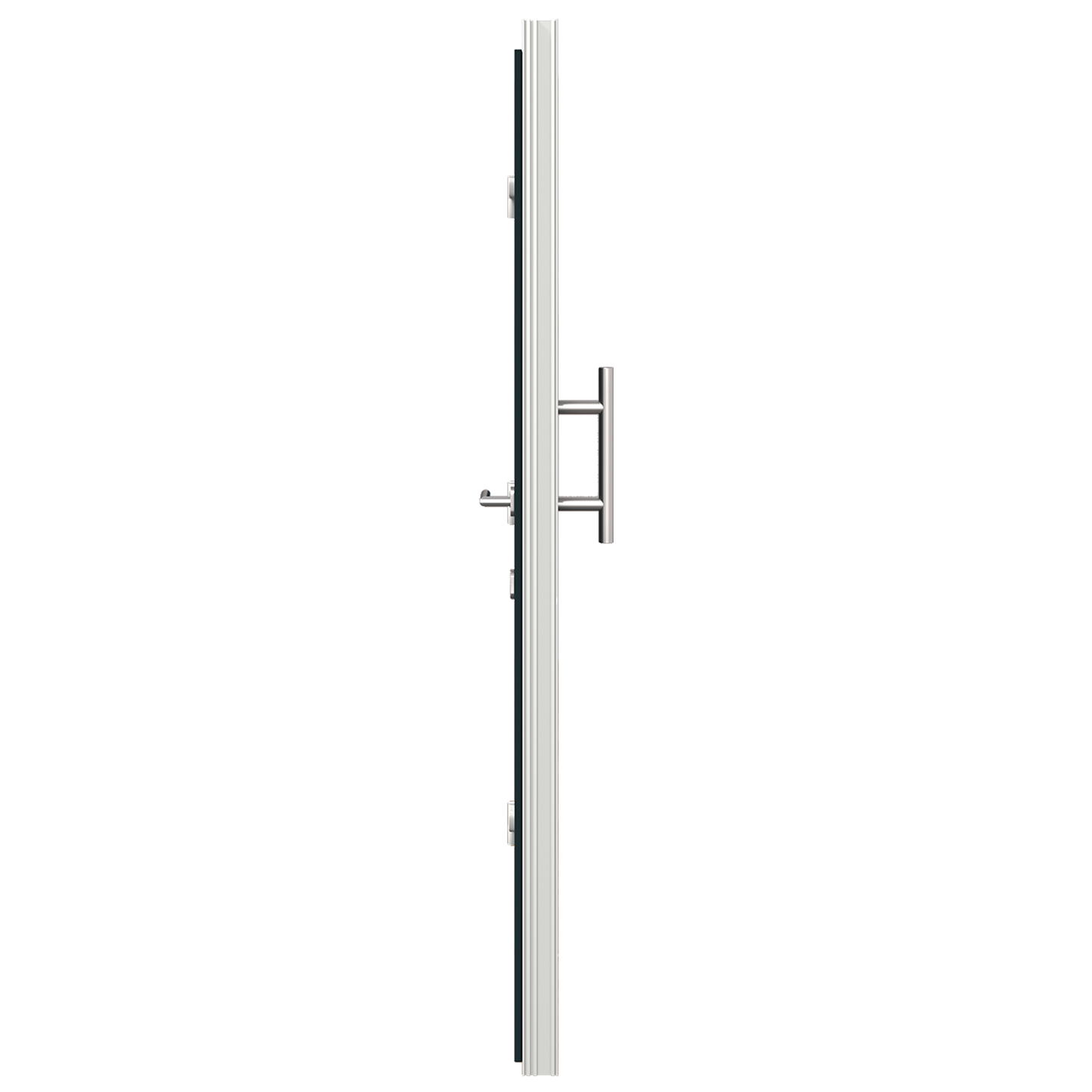 Voordeur Antraciet 98 x 208 cm PVC