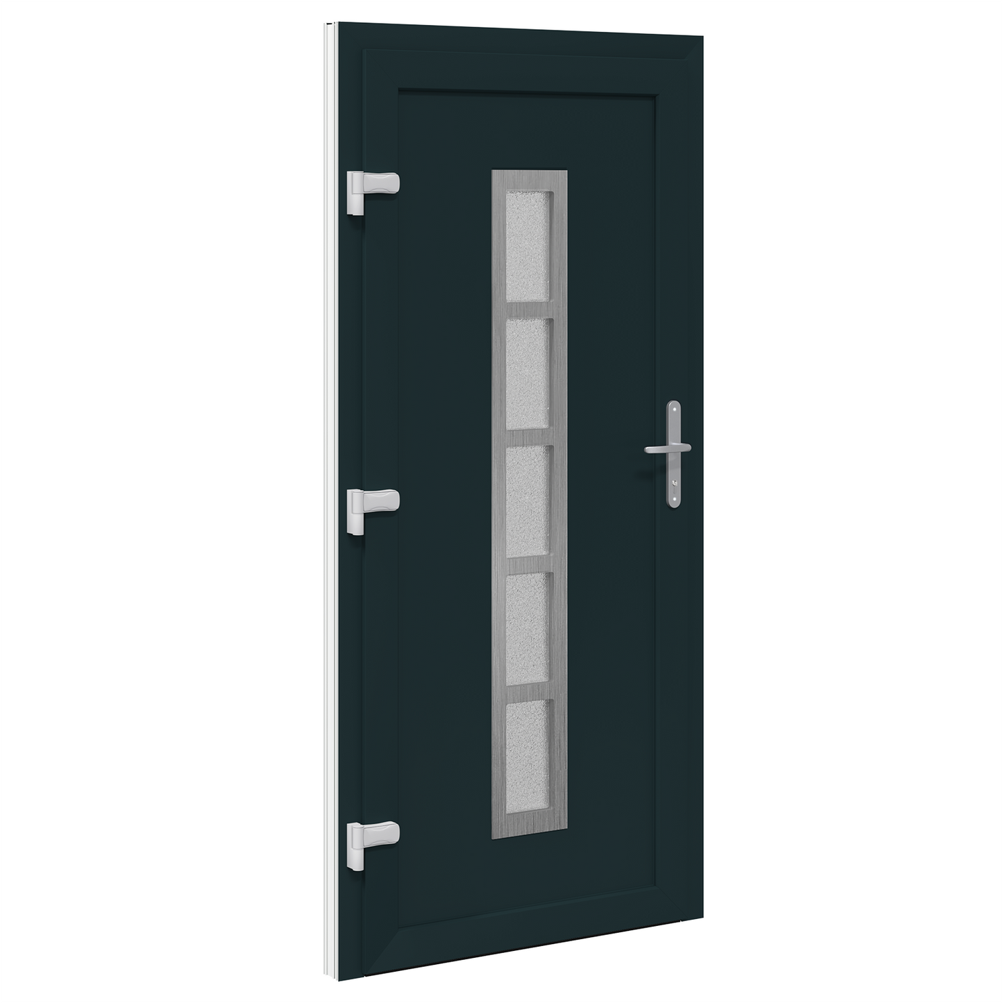Voordeur Antraciet 98 x 200 cm PVC