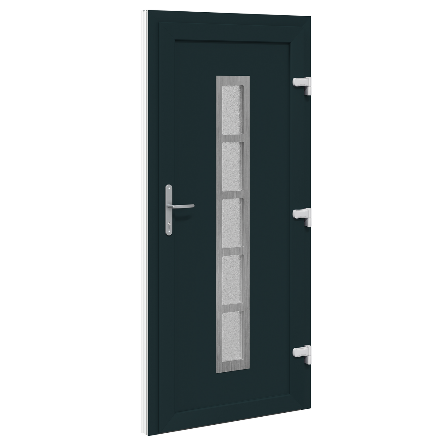 Voordeur Antraciet 88 x 200 cm PVC
