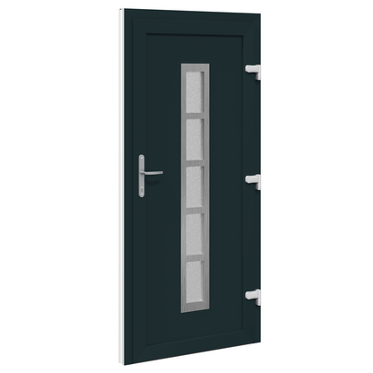 Voordeur Antraciet 88 x 200 cm PVC