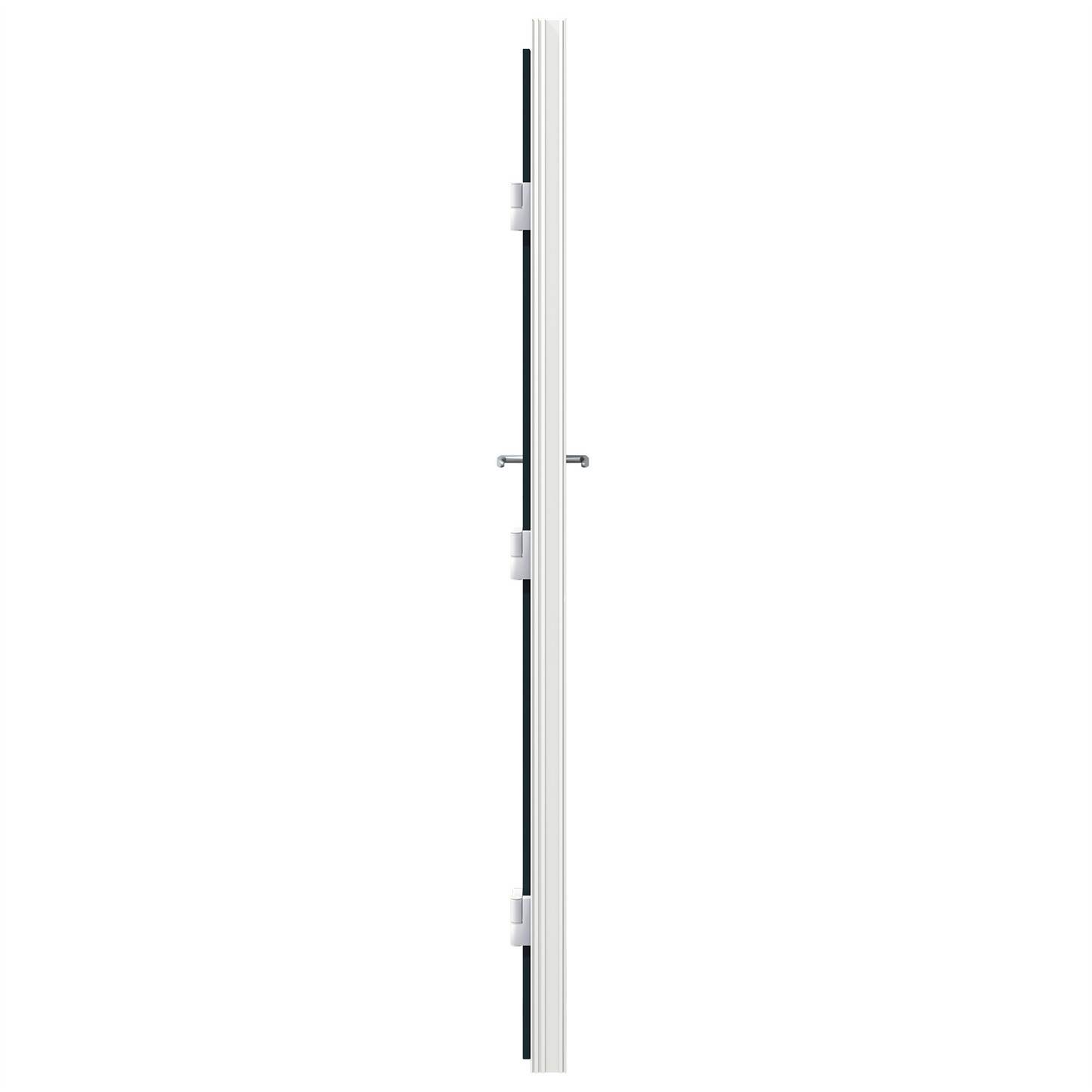 Voordeur Antraciet 88 x 200 cm PVC