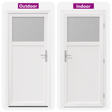 Voordeur Wit 88 x 198 cm PVC