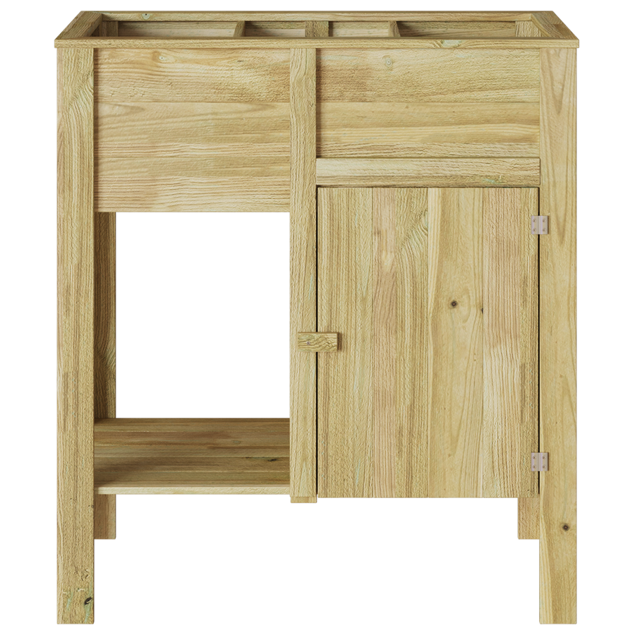 Tuin Plantenbak met Opslag 85x46x96 cm Behandeld Hout Vuren