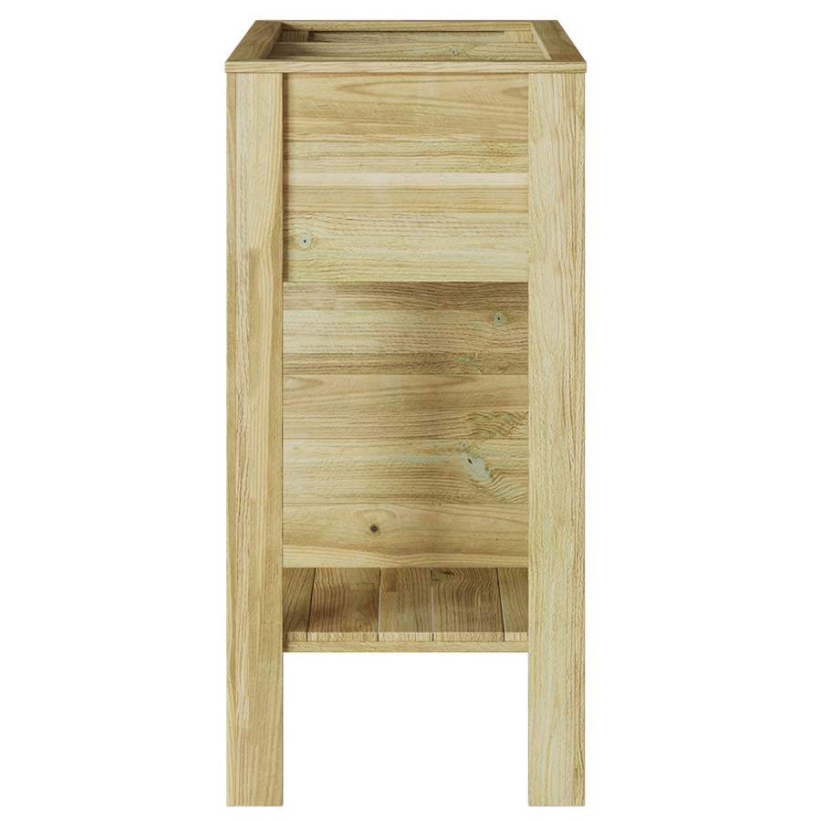 Tuin Plantenbak met Opslag 85x46x96 cm Behandeld Hout Vuren