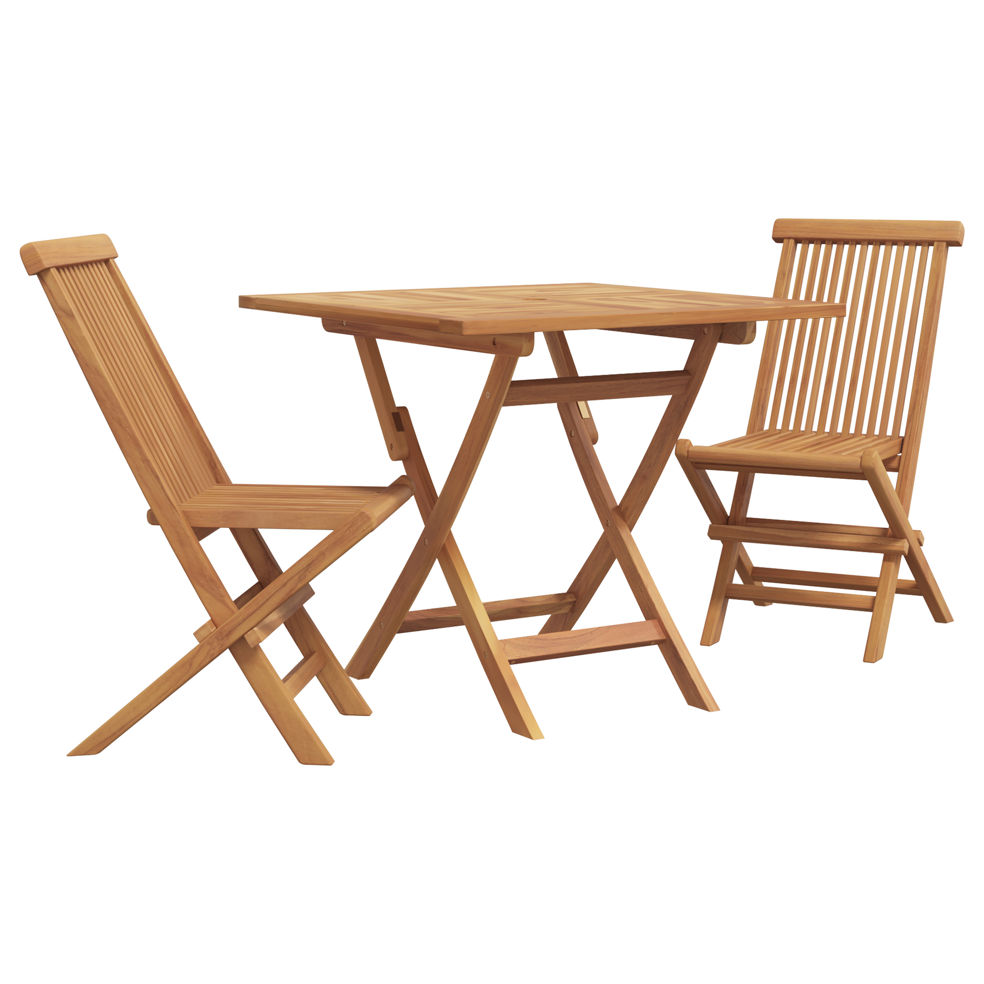 3-delige vouwbare tuin bistro set van massief acaciahout