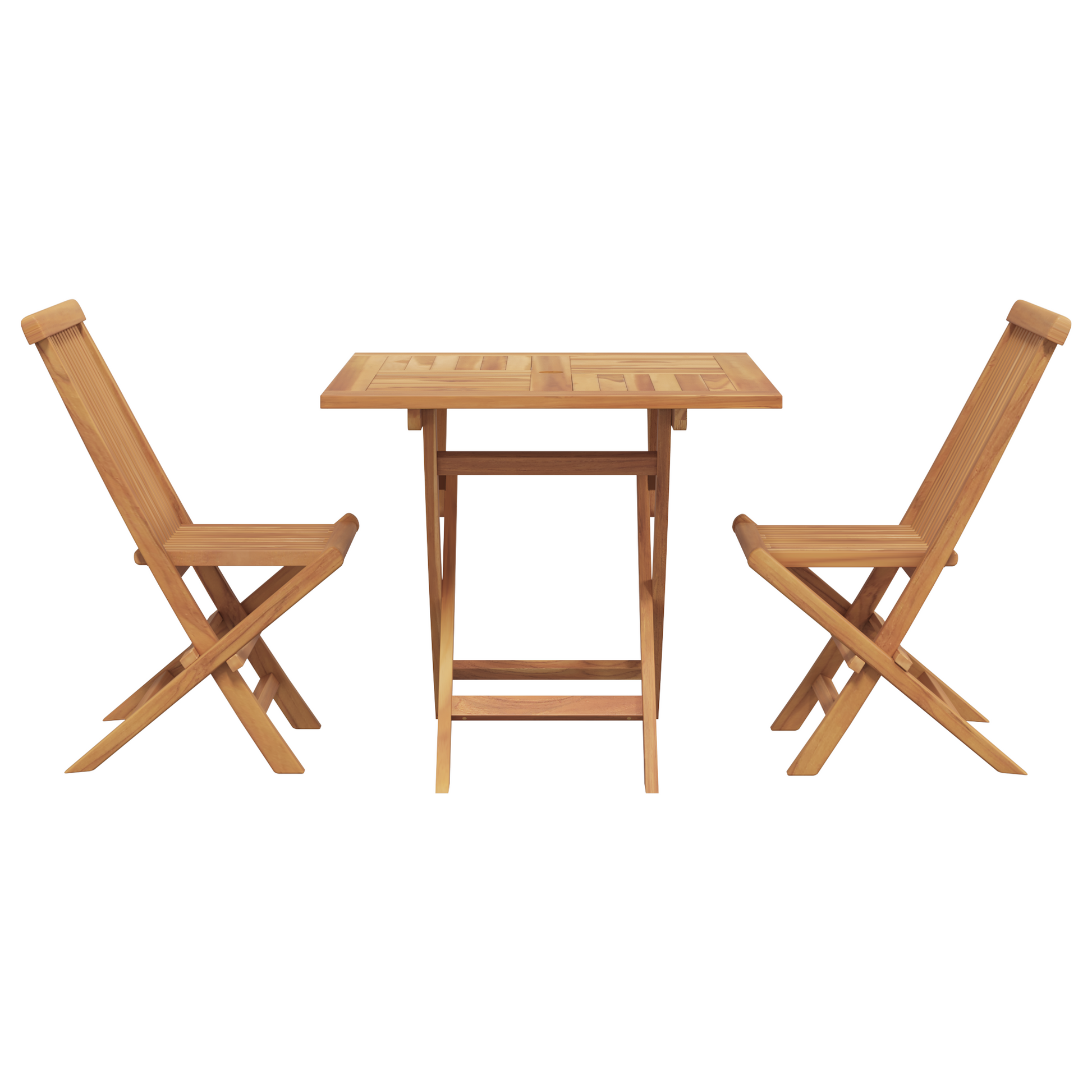 3-delige vouwbare tuin bistro set van massief acaciahout