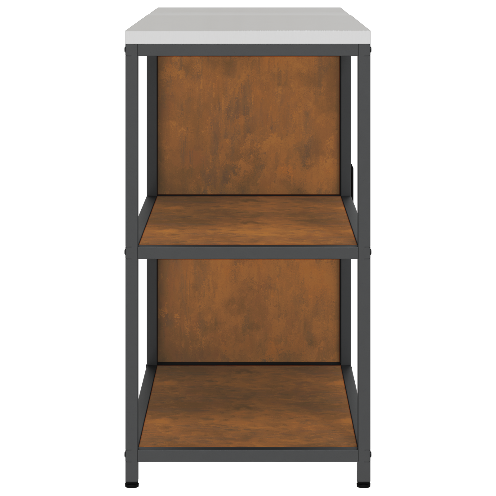 Keukenopslag set 2 pcs Roestig 150 x 50 x 92 cm Cortenstaal