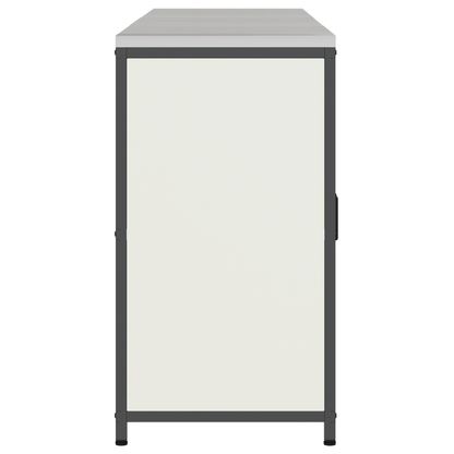 Keukenopslag set 3 pcs Wit 180 x 50 x 92 cm Koudgewalst staal