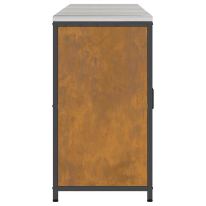 Keukenopslag set 3 pcs Roestig 180 x 50 x 92 cm Cortenstaal