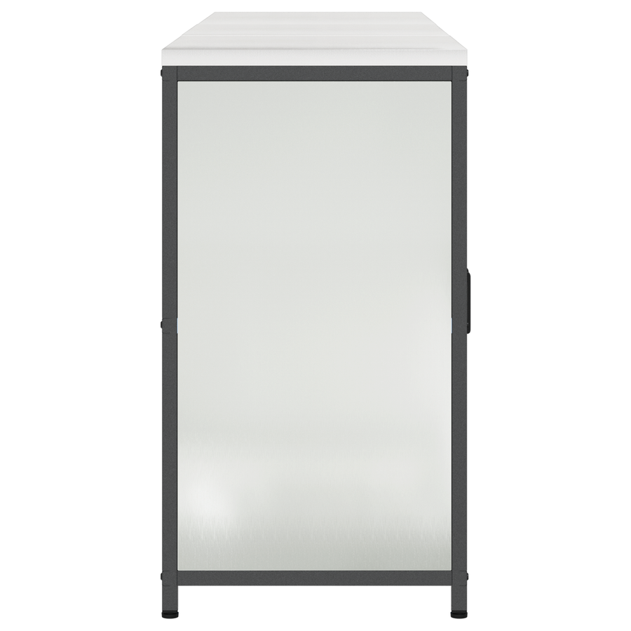 Keuken Opslag Set met plank Anders met opslag met de deur 3 pcs Zilver 210 x 50 x 92 cm