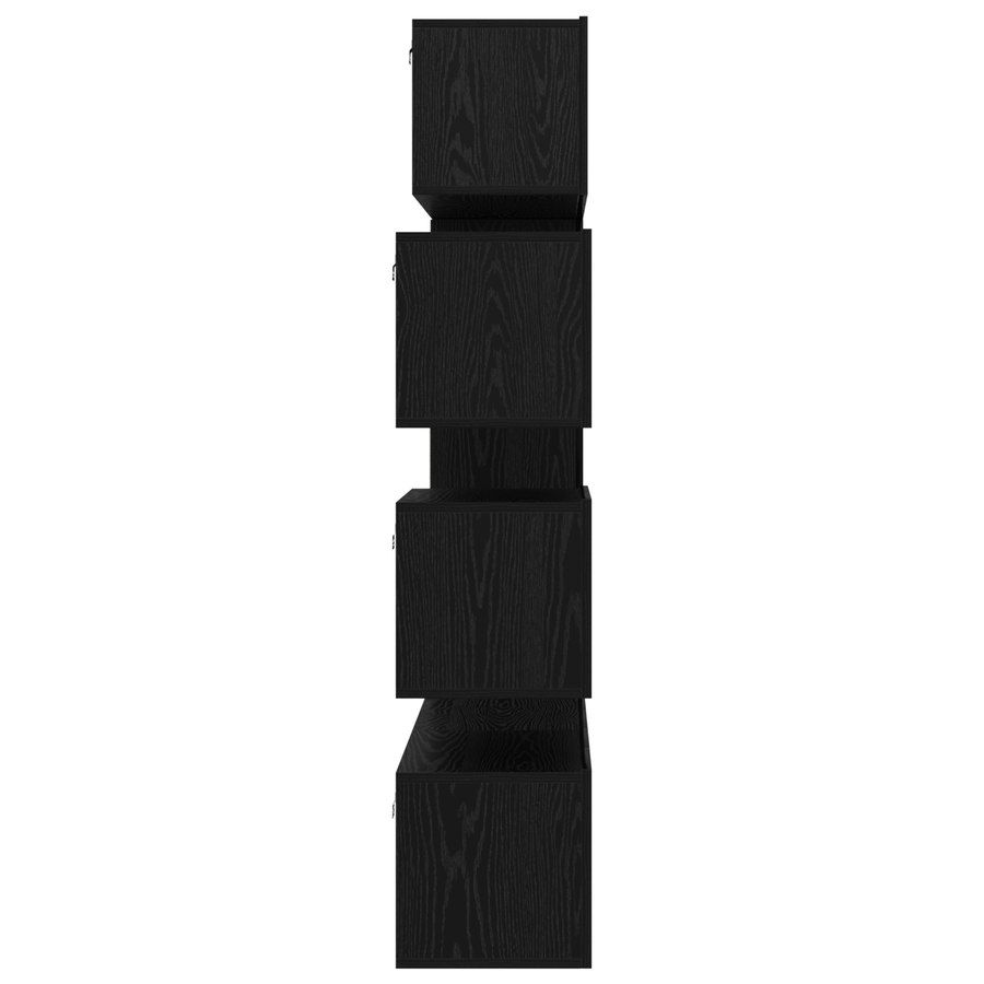 TV kastenset met plank Anders met opslag met de deur 8 pcs Zwart eiken 30.5 x 30 x 90 cm