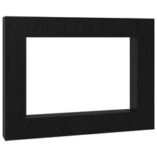 Tv-meubelset 10 pcs Zwart eiken Medium 30.5 x 30 x 90 cm