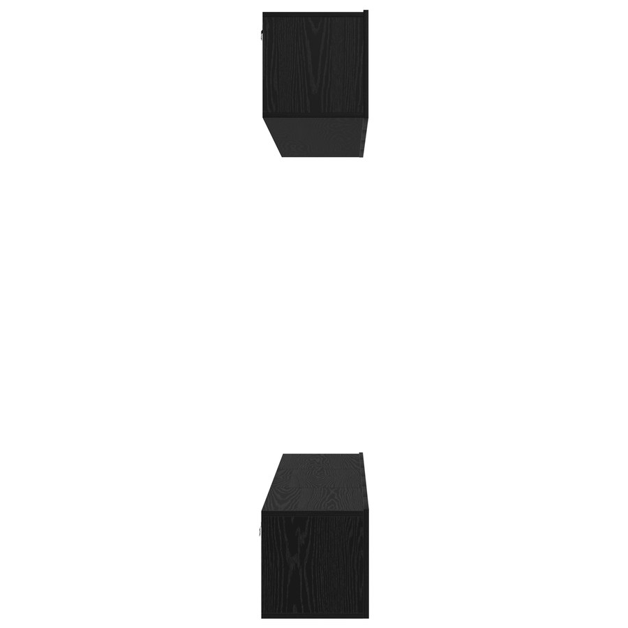 Tv-meubelset 5 pcs Zwart Eiken Medium 80 x 30 x 30.5 cm