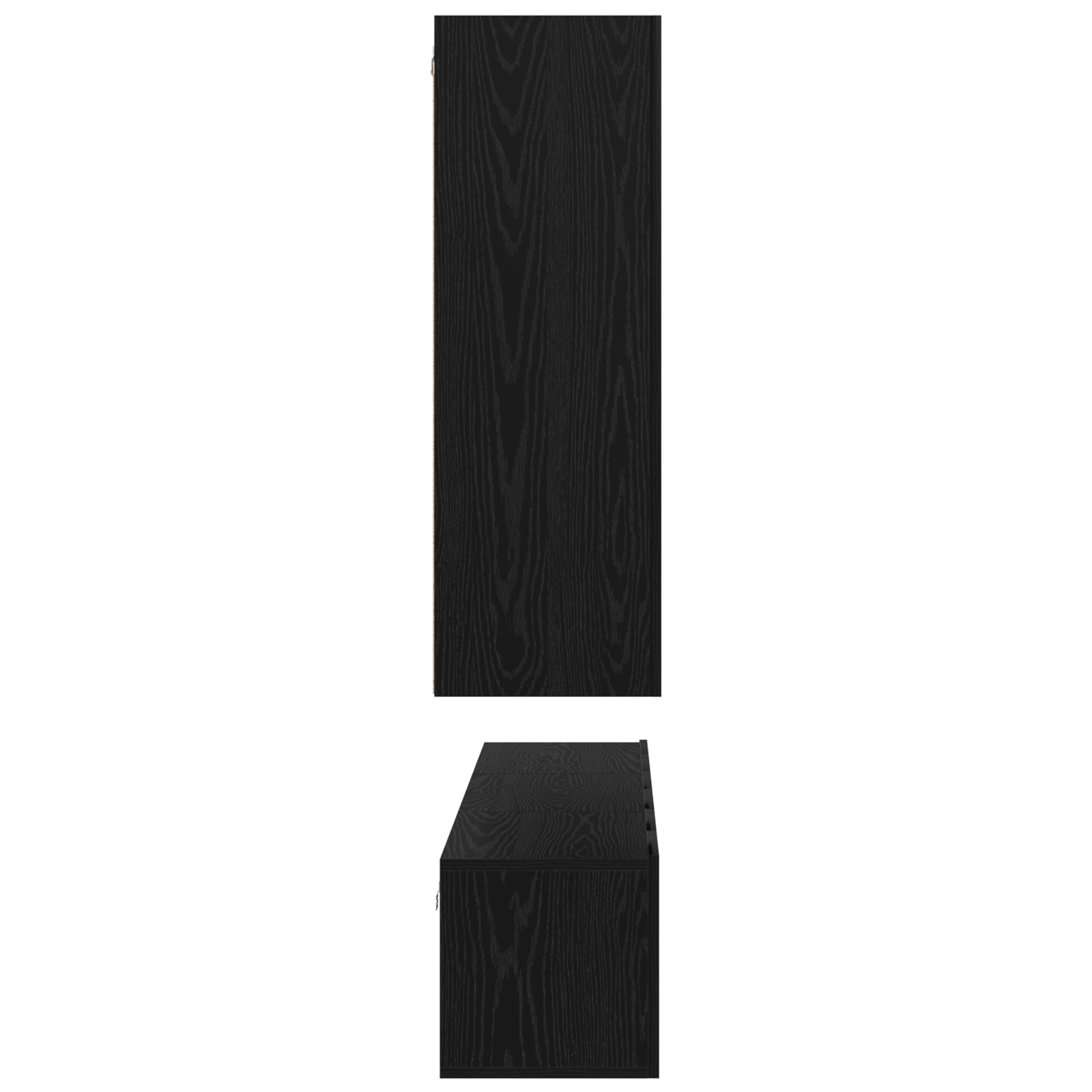 Tv-meubelset 5 pcs Zwart eiken Medium 30.5 x 30 x 90 cm