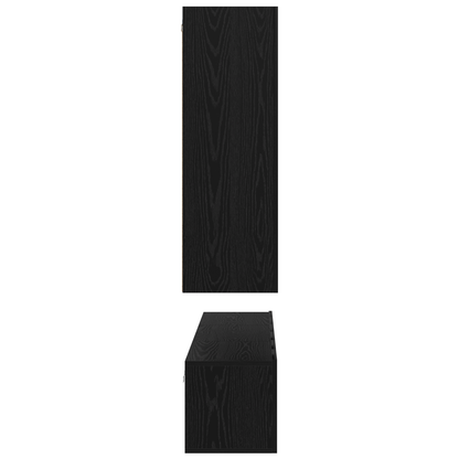 Tv-meubelset 5 pcs Zwart eiken Medium 30.5 x 30 x 90 cm