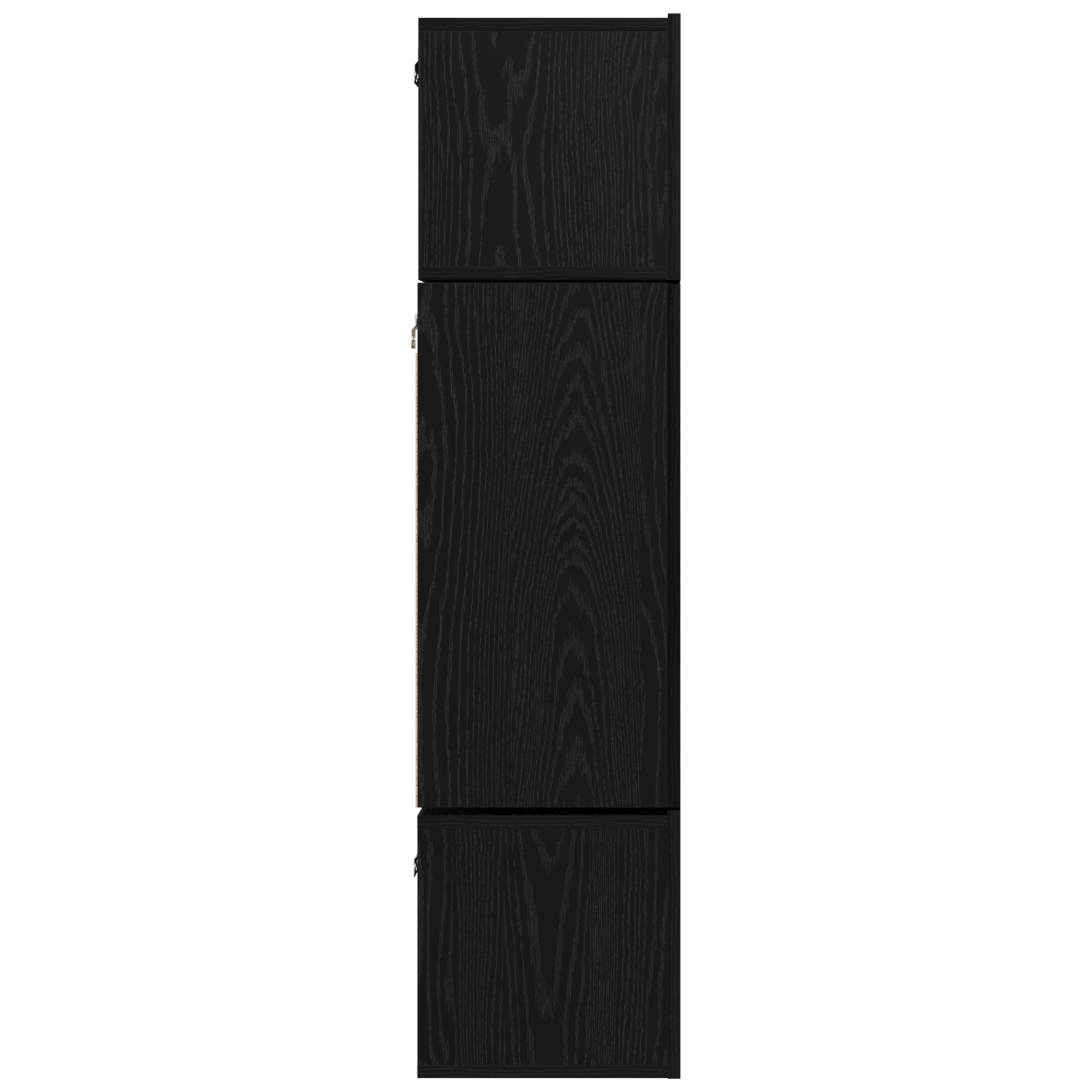 Tv-meubelset 6 pcs Zwart eiken 80 x 30 x 30 cm Bewerkt hout