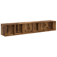 Tv-meubelset 2 pcs Oud Hout 37 x 35 x 107 cm Bewerkt hout