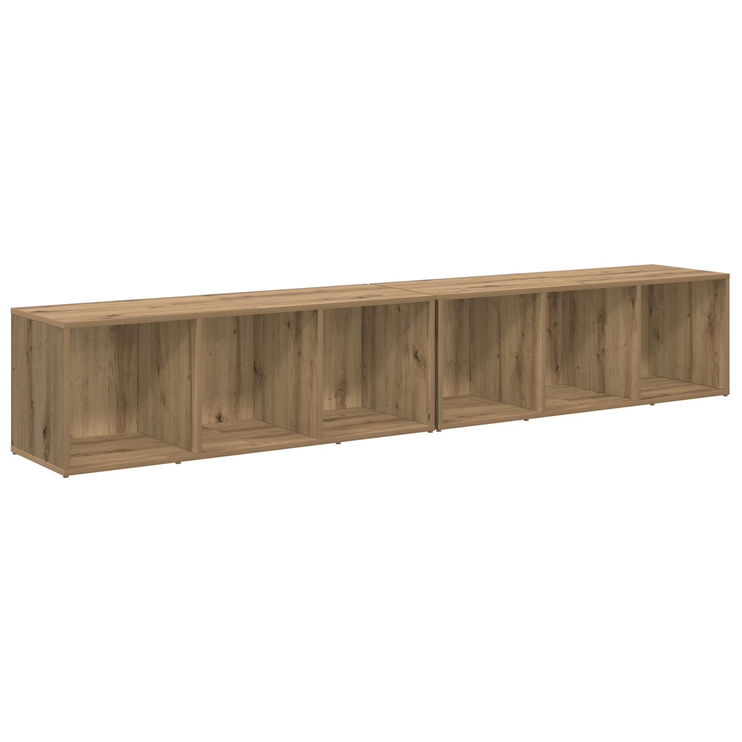 Tv-meubelset 2 pcs Artisan Eiken 37 x 35 x 107 cm Bewerkt hout