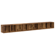 TV-kast 3 pcs Oud hout 37 x 35 x 107,5 cm