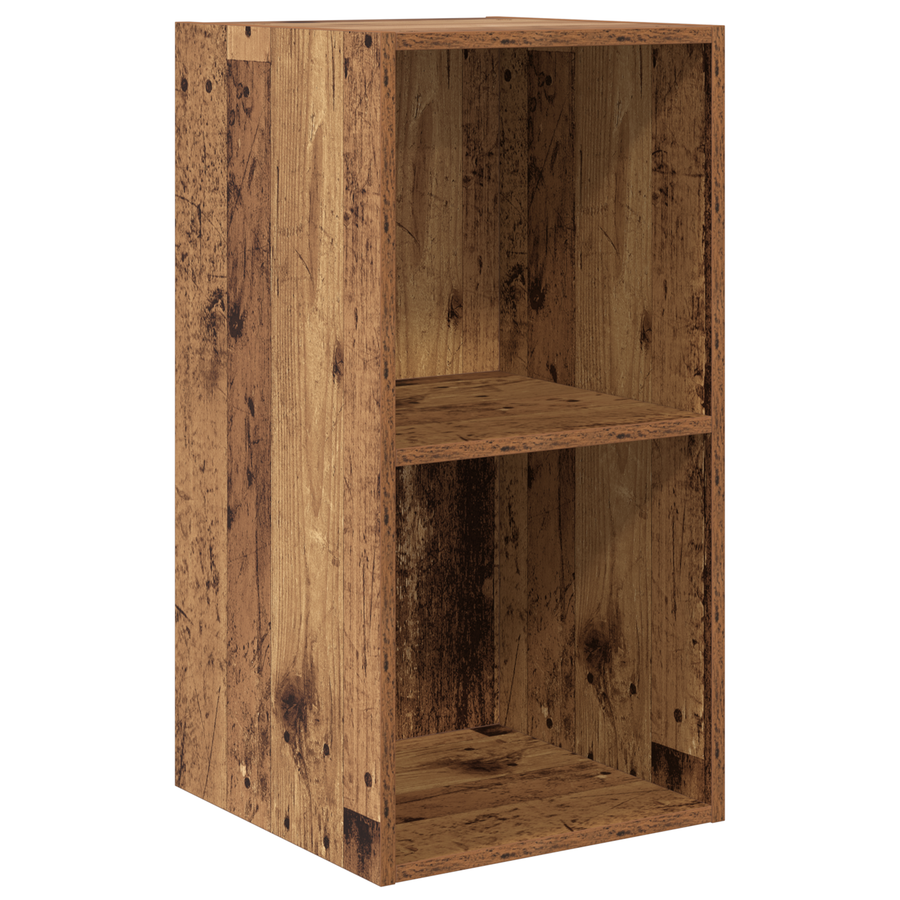 Wand TV Kast 4 pcs Oude hout 37 x 37 x 72 cm Bewerkt hout