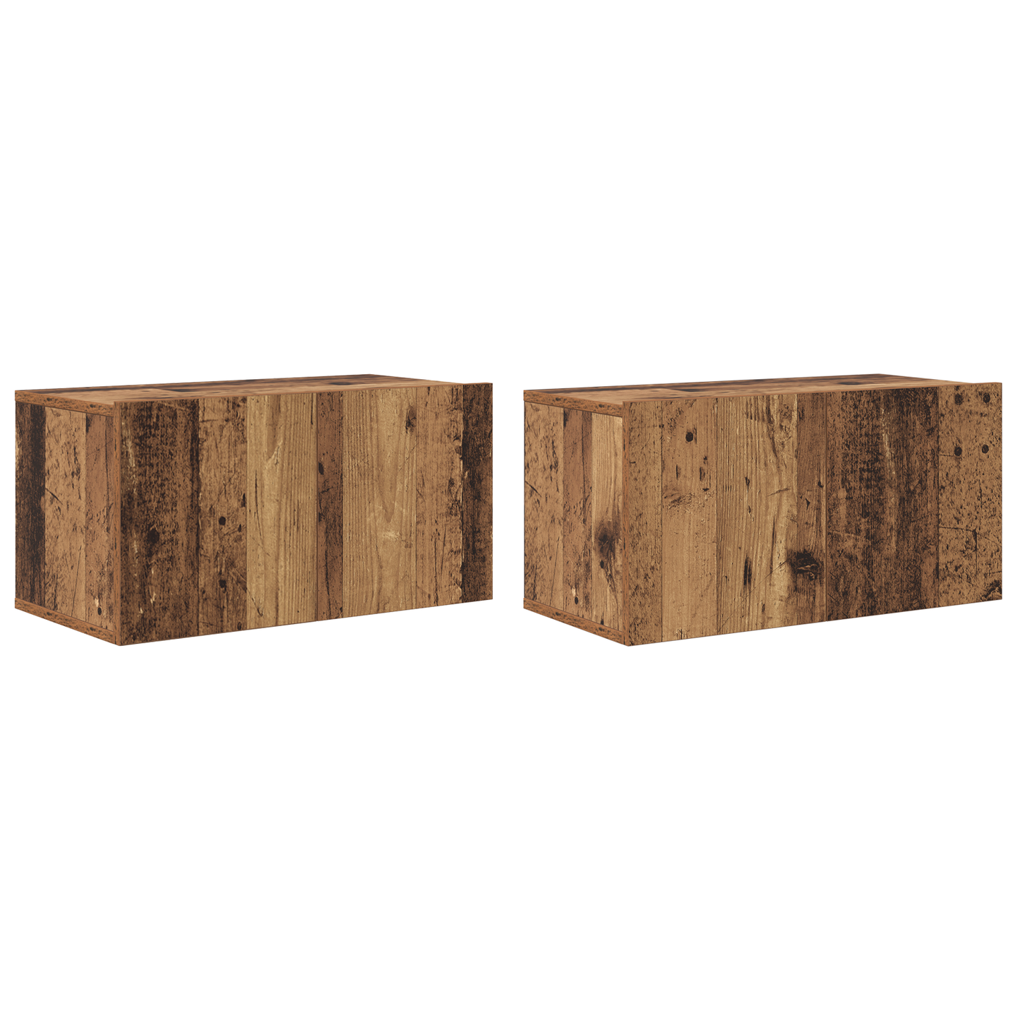 Tv-meubelset 4 pcs Oude hout Medium 30 x 60 x 30.5 cm