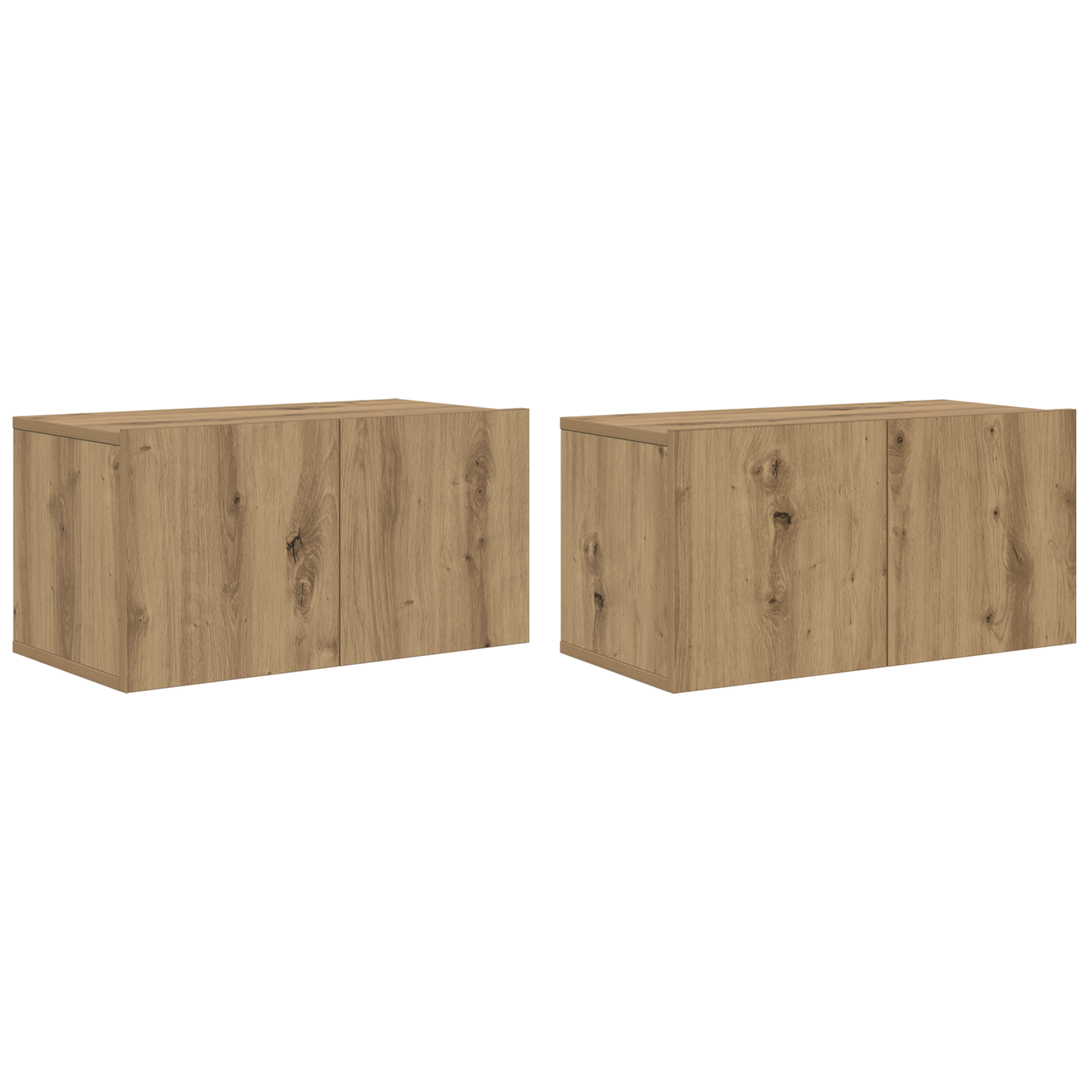 Tv-meubelset 4 pcs Ambachtelijk eiken Medium 60 x 30 x 30.5 cm